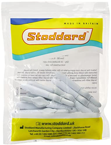 Stoddard Icon Interdental Brushes, Size 00, 16-Piece