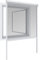 Windhager Insektenschutz Basic Rollofenster Alu, Insektenschutzrollo, Fliegengitterrollo, Selbstbausatz 100 x 160cm, weiß, 04500