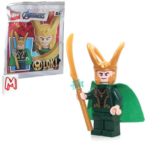 LEGO Marvel Super Heroes Avengers Wrath of Loki Minifigure - Loki with Gold Staff (76152)