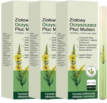Penna diffusore, 3 penne per la pulizia dei polmoni di verbasco, inalatore naturale per aromaterapia, inalatore di verbasco per la pulizia dei polmoni e supporto respiratorio, penne diffusore per