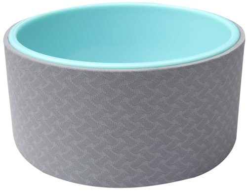 TOYANDONA Ruota per Yoga Antiscivolo da 10,5 Pollici in Materiale Resistente, Anello Pilates per Allenamento Fitness e Stretching Muscolare, Strumento Leggero per Esercizi di Piegamento