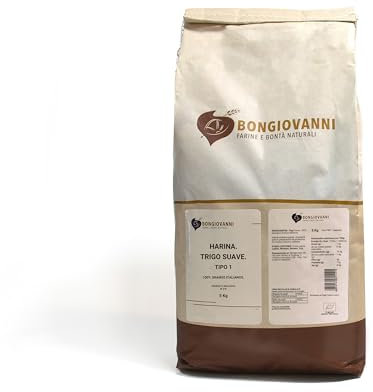 BONGIOVANNI FARINE E BONTA' NATURALI Farina Tipo 1 di Grano Tenero BIO - 5 Kg