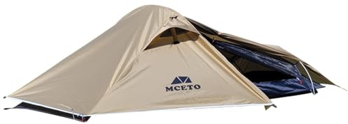 YIWENG backpackingtält 1 person ultralätt aluminiumstång stormsäkert campingtält lämpligt för fyra säsonger enstaka personstält