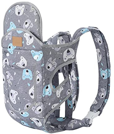 Écharpe de portage respirante pour bébé de 0 à 36 mois - Gris