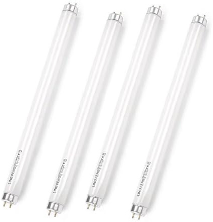 Genérico 4 Pack T8 18W Tubos Fluorescentes, Tamaño 600 mm, Blanco Frío 6500K, Casquillo G13, Lámpara De Bajo Consumo, Luz De Emergencia De Bajo Consumo Para Cocina, Baño, Armario Y Garaje