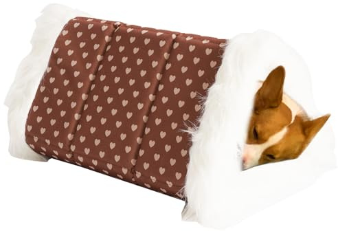 Yplkm Caverne pour Chat | Amovible Pliable Lavable - Lit Hiver pour Chat Maison Semi-Fermée - pour Intérieur Extérieur Salon Jardin Cour Sommeil Repos Sieste Détente pour Animaux