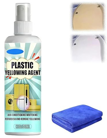 Heavy Duty Yellow Stain Remover, 100ml Stain Remover for Toilet Seat, Toilet StainRemover Heavy Duty, Plastic Yellowing Remover Fast Acting, for Air Conditioner Toilet Seat Home Appliances (1PC)