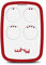 WHY EVO Telecomando rolling code multifrequenza da 280 a 868 mhz, apricancello autoapprendente programmabile, radiocomando ad ampio raggio con 4 pulsanti Rosso Red Granade
