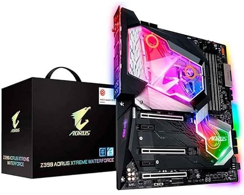GIGABYTE Z390 AORUS Xtreme WATERFORCE (Intel LGA1151/Z390/E-ATX/All-In-One Monoblock/3xM.2 Thermal Guard/Onboard Intel CNVI 802.11ac 2x2 Wave 2 Wi-Fi/ESS Sabre DAC/Motherboard)