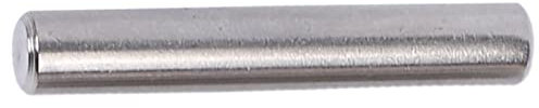 CREULT Goupilles Cylindriques 2,5mm Diamètre Attaches à position métrique fixe rondes solides lisses en acier inoxydable (100 pièces, 16mm Longueur)