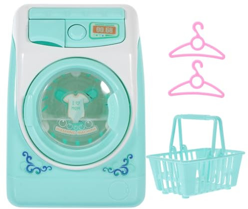 Toyvian 1 Satz Waschmaschine Spielzeug Kinderwaschmaschine Waschmaschinenmodell Puppenhaus-Waschmaschine Spielzeug Für Elektrische Waschmaschinen Puppenhausmöbel Vorgeben Klein