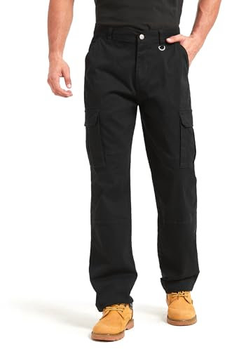 Zylioo Extra Lang Cargo Hose Herren,Lang Bein Cargo Pants Läange 36,Tall Rangerhose Arbeitshosen,Taktische Trouser Pants mit Multi Taschen