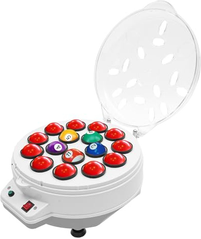 Limpiador Automático de Bolas de Billar Haoxuesen, 1000 RPM, Adecuado para 16 Bolas de Billar Americano/Británico