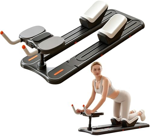 Entrenador de Columna Vertebral, Equipo de Fitness para el Hogar con Pantalla LCD Digital de Entrenamiento, Entrenador de Columna y Columna Lumbar para Tonificación, Estiramiento