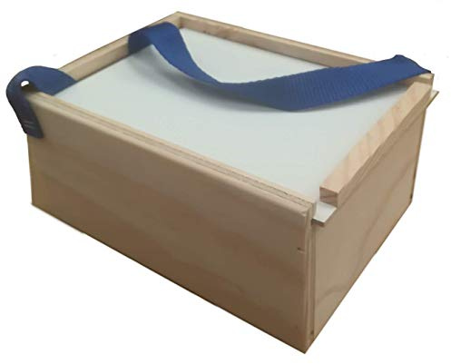 Valenciana del Hogar s.l. Caja para PETARDOS. Tamaño PEQUEÑO. Tapa CIEGA. SIN SERIGRAFÍA SOLO CAJA MADERA NO INCLUYE MATERIAL PIROTECNICO
