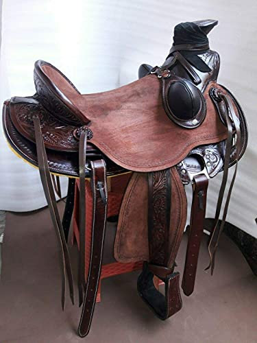 Equestrian Universe - Sella in pelle Western Heavy Duty Wade Ranch Roper