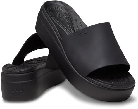 Crocs Herren Brooklyn Slide Badeschlappen, Black, 39/40 EU