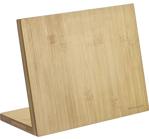 Westmark Ceppo per coltelli – portacoltelli in legno con anima magnetica, stabile portacoltelli per coltelli da cucina, ceppo magnetico facile da pulire – bambù