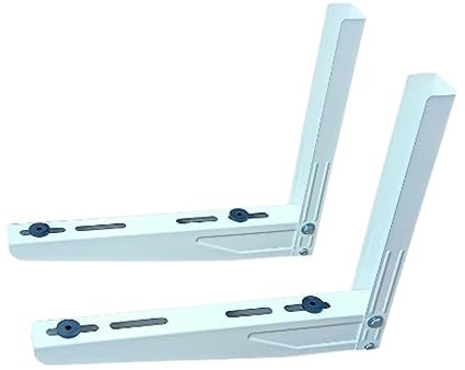 PROFIVENT.DE Wandhalterung für Split Klimaanlage, Universal, Weiß, Stahl, Pulverbeschichtet, Wandmontage, Legierter Stahl Rahmen, bis 200 kg Tragkraft, 65 cm Tiefe