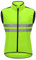Herren Fahrradweste Winddicht Reflektierend Weste Stehkragen Leichte Laufweste Radweste Windabweisend Windweste Reißverschluss Ärmellos Reitweste Offroad Motorrad Mountainbike Windjacke