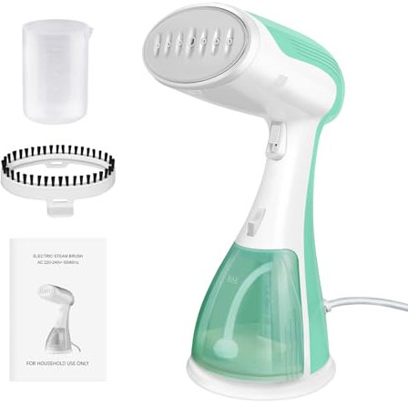1500W Handheld Steamer for Clothes, 300ml Big Capacity, 30s Quick Heat Portable Travel Steamer with Strong Penetrating Steam, Fabric Wrinkle Remover for Home|Travel|Office