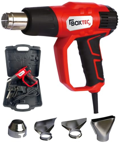 BOXTEC Heat Gun DIGITAL Heißluftpistole HL 2020 Temperaturregelung stufenlos 50°C- 600°C