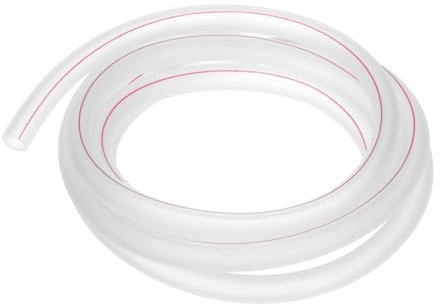 M METERXITY Petrol Fuel Line Hose, 3/16 x 5/16 4.92 Feet Long PVC Flexible Small Engine Fuel Line Petrol Gas Pipe for String/Chainsaw/Trimmer/Blower/Lawn Mower Replacement Tubing [White]