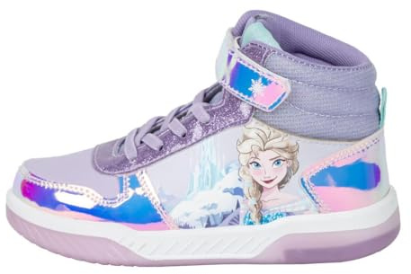 Disney Frozen Scarpe per Ragazze, Sneakers Alte Regalo Ragazze e Adolescenti, Taglia EU 33