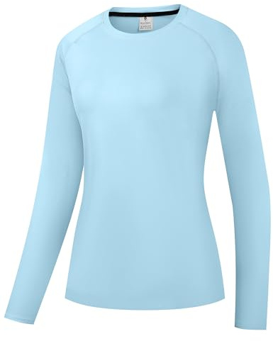 Dam Rash Guard UPF 50+ Solskydd Kort/Långärmad T-shirts Lätt Snabbtorkande SPF UV Simskjorta