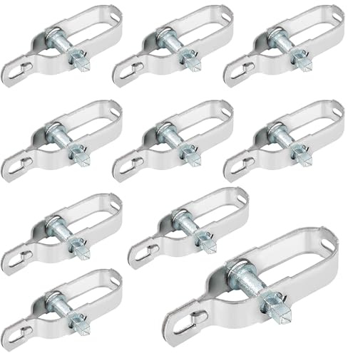 10 Pezzi Tendifilo In Acciaio Zincato Tenditore Per Rete Metallica Recinzione E Giardino Con Alta Resistenza E Protezione Anticorrosione