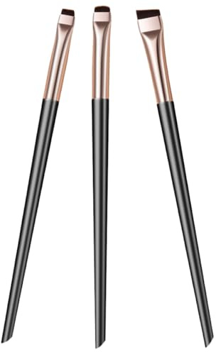 FUOYLOO Juego de Pinceles para Maquillaje de Ojos Aplicador de Delineador y Pincel Corrector, Nylon y Abs, Fácil de Usar y Precisión Profesional en Casa
