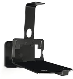 Vogel's Sound 3205 Universelle Lautsprecher Wandhalterung, Max. 6,5kg, Bis zu 10° neigbar, Schwenkbar bis zu 70° (Links/rechts), Auch geeignet für Sonos Five & Play:5, Schwarz, 1 Halterung
