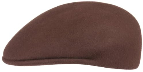 LIPODO Berretto Piatto Coppola Feltro di Lana Uomo Made in Italy Visiera 3 cm Autunno Inverno