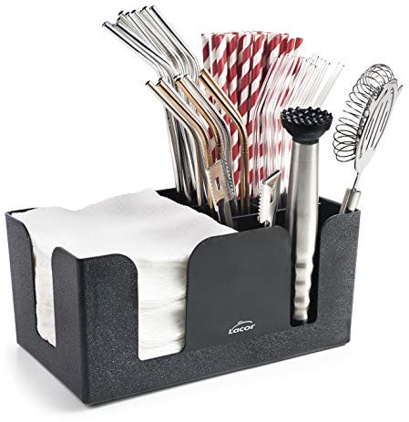 Lacor 62438 62438 62438 – Six Compartment Organiser, Cocktail Accessory, BPA Free, 24 x 14 x 10 cm, ABS