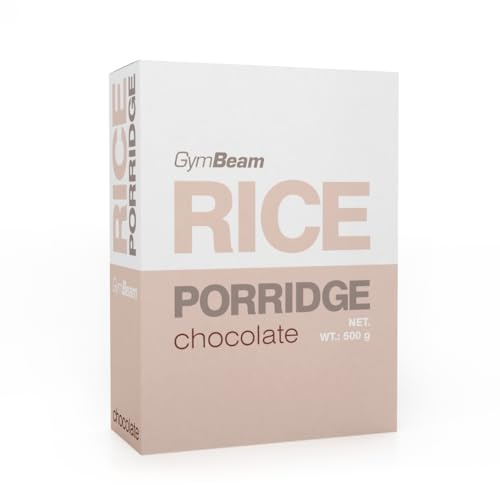 GymBeam Porridge di Riso Senza Glutine - Colazione Veloce e Nutriente - Porridge di Riso Istantaneo con Consistenza Cremosa - Ideale per Pre-Workout (500 g, Chocolate)