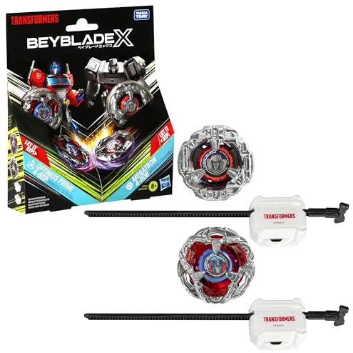 Beyblade X Transformers Collab Optimus Prime 4-60P vs. Megatron 4-80B, Multipack