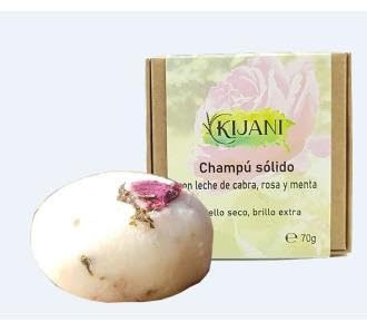 Kijani Champú Sólido Leche De Cabra Cabello Seco 70 gr