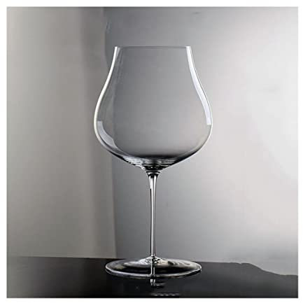 Bicchiere da vino in vetro 2/1 pezzi 940/710 ml Bicchiere da vino rosso in cristallo Calice di cristallo Borgogna Bordeaux Tazze in vetro per vino Gambo lungo Tazza da degustazione Bicchieri per