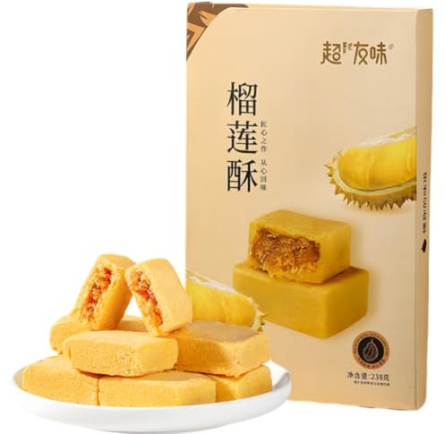 Mckona - Scatola di Dolci Cinesi 238g (Pasticcino Durian 238g)