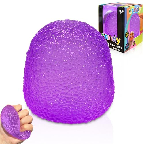 Stressabbau Fidget Ball Anti Stress Spielzeug Stressbälle für Kinder & Erwachsene Unterstützt Stressabbau in Büro, für Linderung von Angst & Geschenk für die Party(Lila)