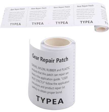 Hontaog Tent Repair Tape,7.5x153cm Waterproof TPU Pool Patch Repair Kit,Tent Patches,Clear Air Bed Repair Patches for Awnings Down Jackets Sofas Kayak Inflatable Swimming Pools Gazebo