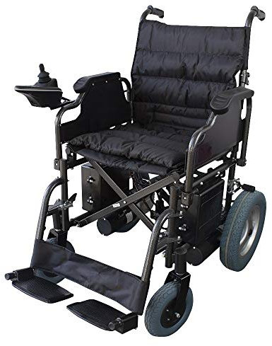 Mobiclinic®, Modell cenit, Elektrorollstuhl, Faltbar, Europäische marke, Für invalide, Behinderte, Orthopäden, Senioren, Kapazität 20 km, 24v, Farbe schwarz