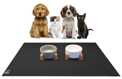 SANOZOO® - Napfunterlage, Öko-Tex, 30 x 40 cm Schwarz