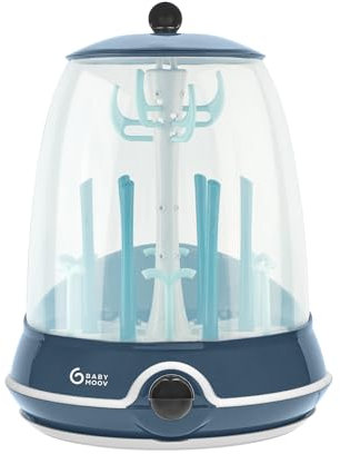 Babymoov Turbo Steam Plus 2-in-1 Dampfsterilisator und Abtropfständer für Babyflaschen