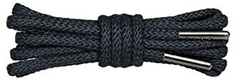 Platt Sko Snören för Stövlar, Okrossbar Oförstörbar Brand Nötning och Eld Skyddad, Tillverkad av Kevlar Para Aramid Fibre, WorkerWalker XTR Snören PRO, 1 par (91 - Svart / 130 cm - 51 inch)