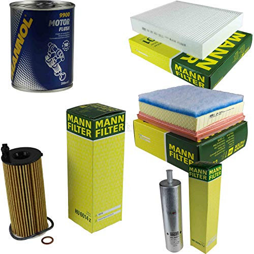 QR-Parts Set 85500769 HU 6014 z CU 25 001 9900 C 24 024 WK 5005/1 Original MANN-Filter Inspektionspaket SCT Motor Flush Motorspülung 11578496
