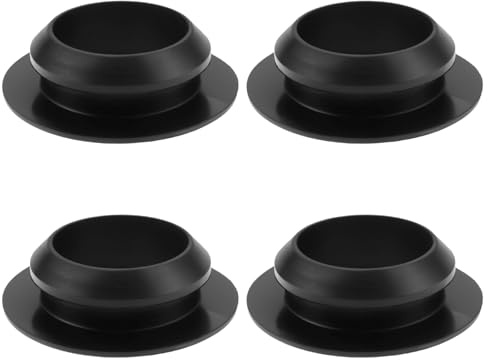 Briny River 4 Adaptadores Flexibles de Tanque de 1 con Sello de Goma para Tanque de 25 Mm Tubería de 33 Mm X 12 Mm