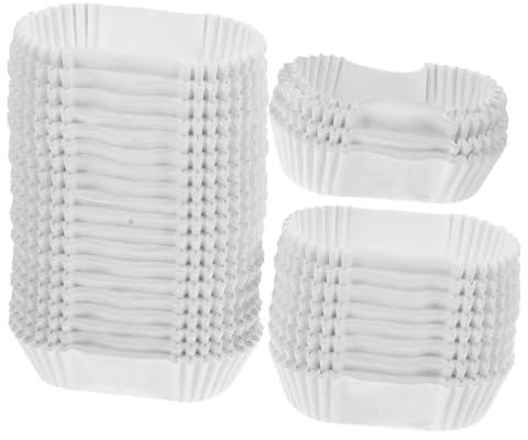 COLLBATH 1000 Moldes De Papel Ovalados Para Pasteles En Forma De Barco Resistentes Al Calor Tazas Desechables Para Hornear Muffins Magdalenas Y Cupcakes Uso VersáTil En Panaderías Y Celebraciones