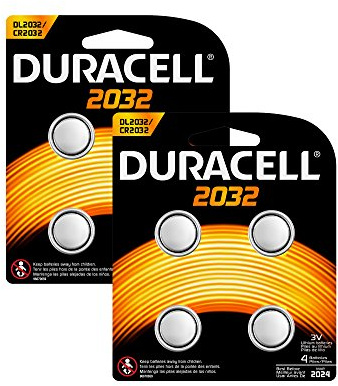 Duracell Specialty Type 2032 Lithium Coin Battery (8 batteries)