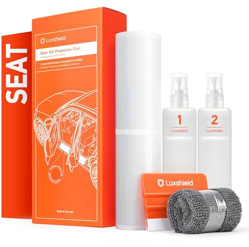 Luxshield Car Door Sill Protectors for Seat Tarraco 1 (I) KN2 I 2018-2024 - Paint Protection Film for Car Kick Plates Panel Covers Clear Transparent